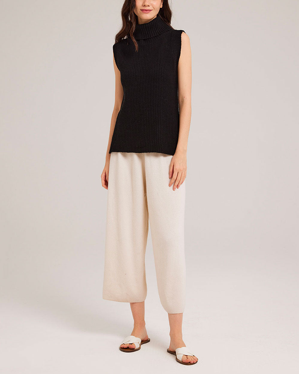 Sleeveless High Neck Top image 2