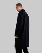 Zip Front Wool Long Coat image 3