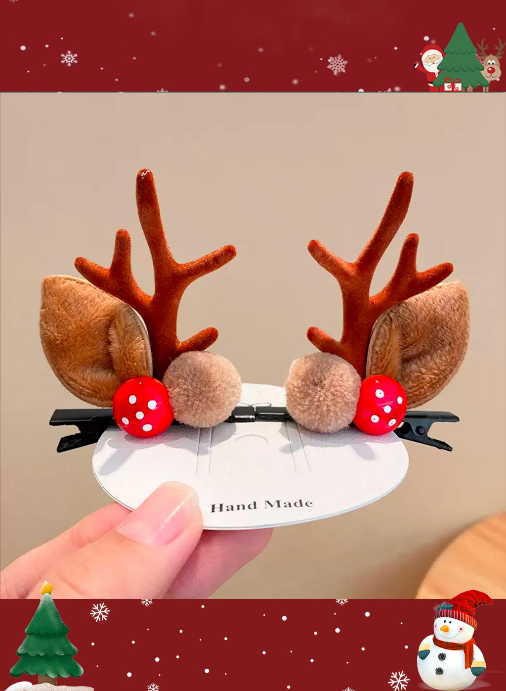 Special Christmas moose headdress - Peanut, OS image