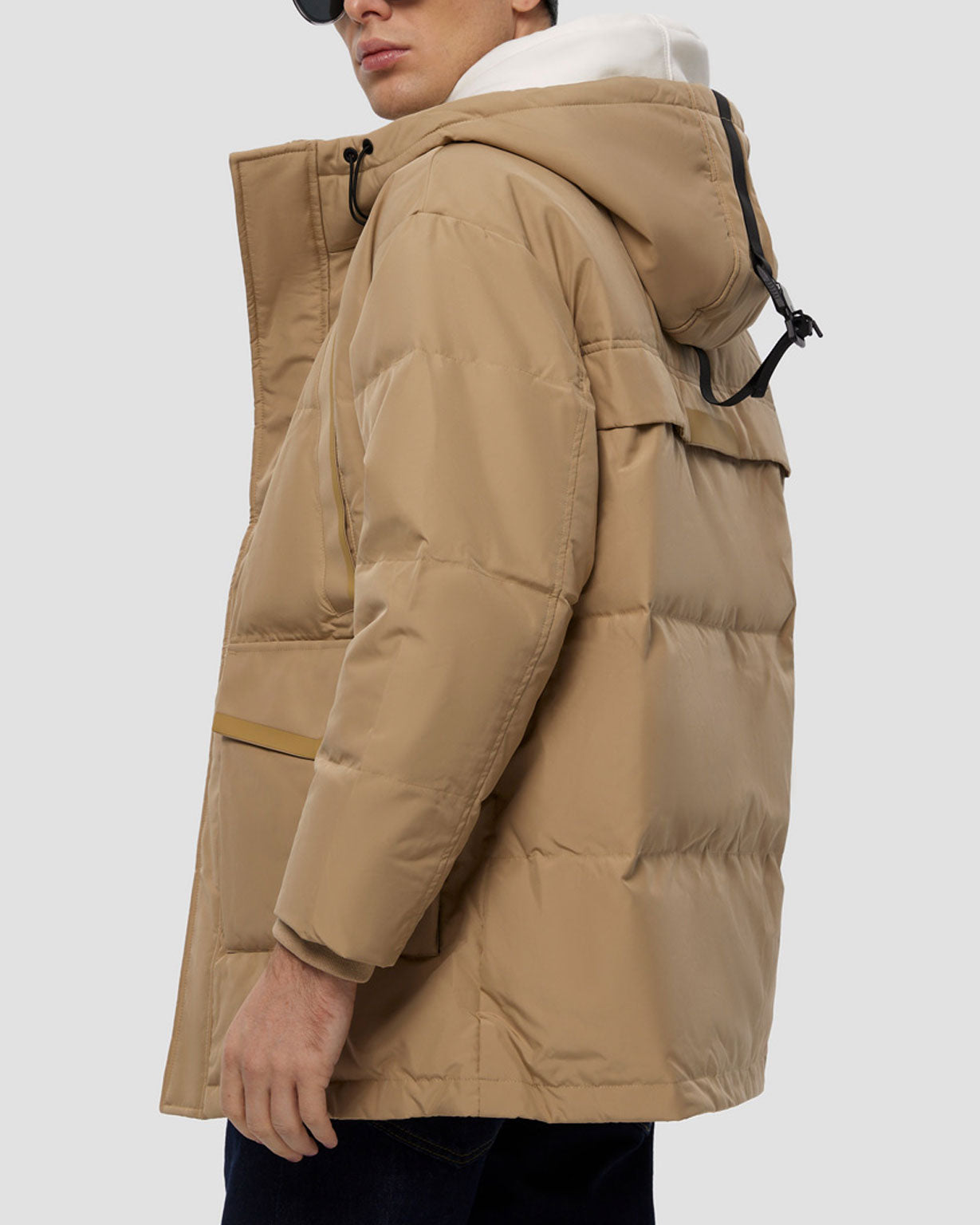 Buckle Hooded Puffer Jacket image 2