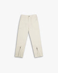 1 × Tapered Pants With Shin Zippers - Beige, S image