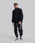 Half-Zip High Neck Sweatshirt - Black, S image