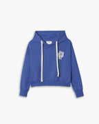 Decorative Graphics Hoodie - Cobalt Blue, M image