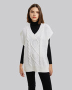 V-Neck Sleeveless Sweater image 3
