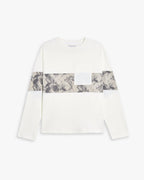 Art Pattern Paneled Long-Sleeve Tee image 0
