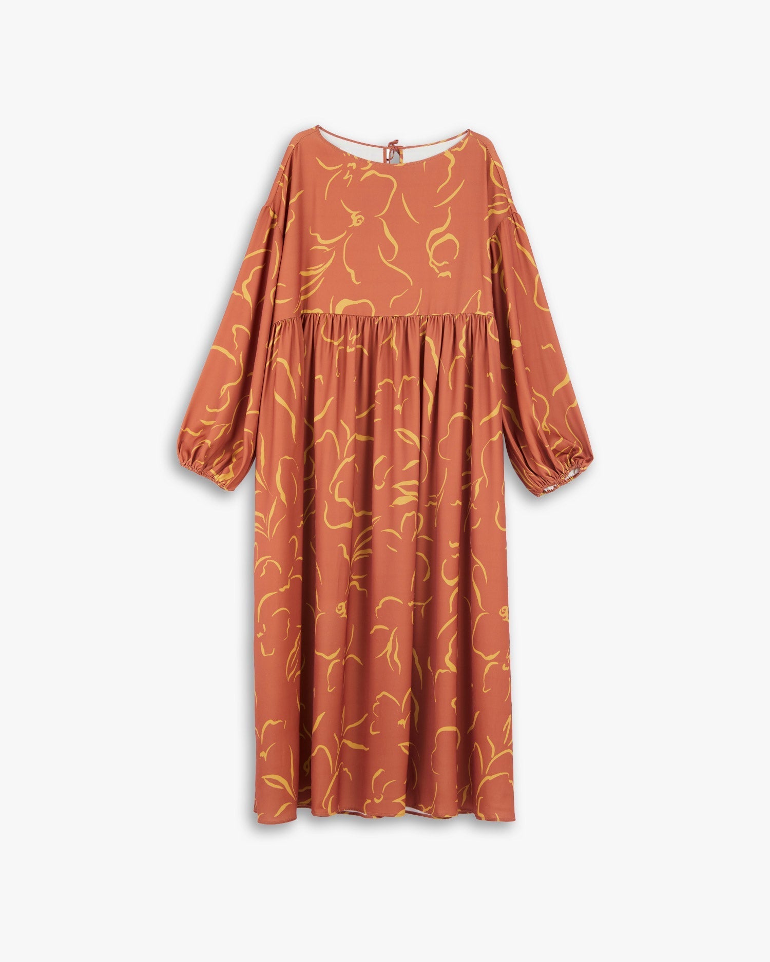 Pattern Print Relaxed Maxi Dress image 0