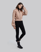 High-Neck Bomber Jacket image 3