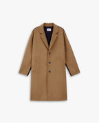 Paneled Duo-Chromatic Cashmere Coat image 0