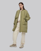 Avocado Patch Pocket Long Down Jacket image 3