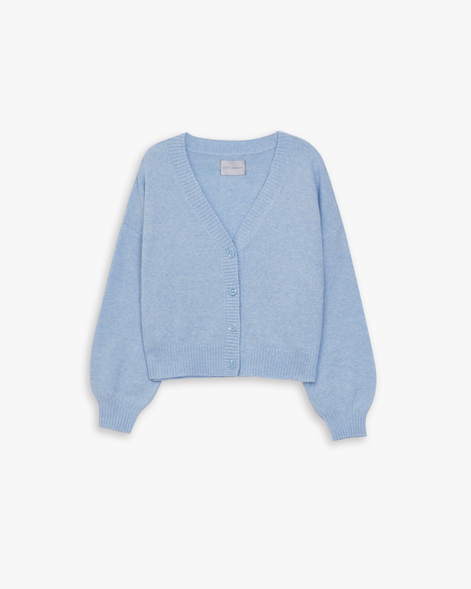 Cropped V-Neck Cardigan image 0