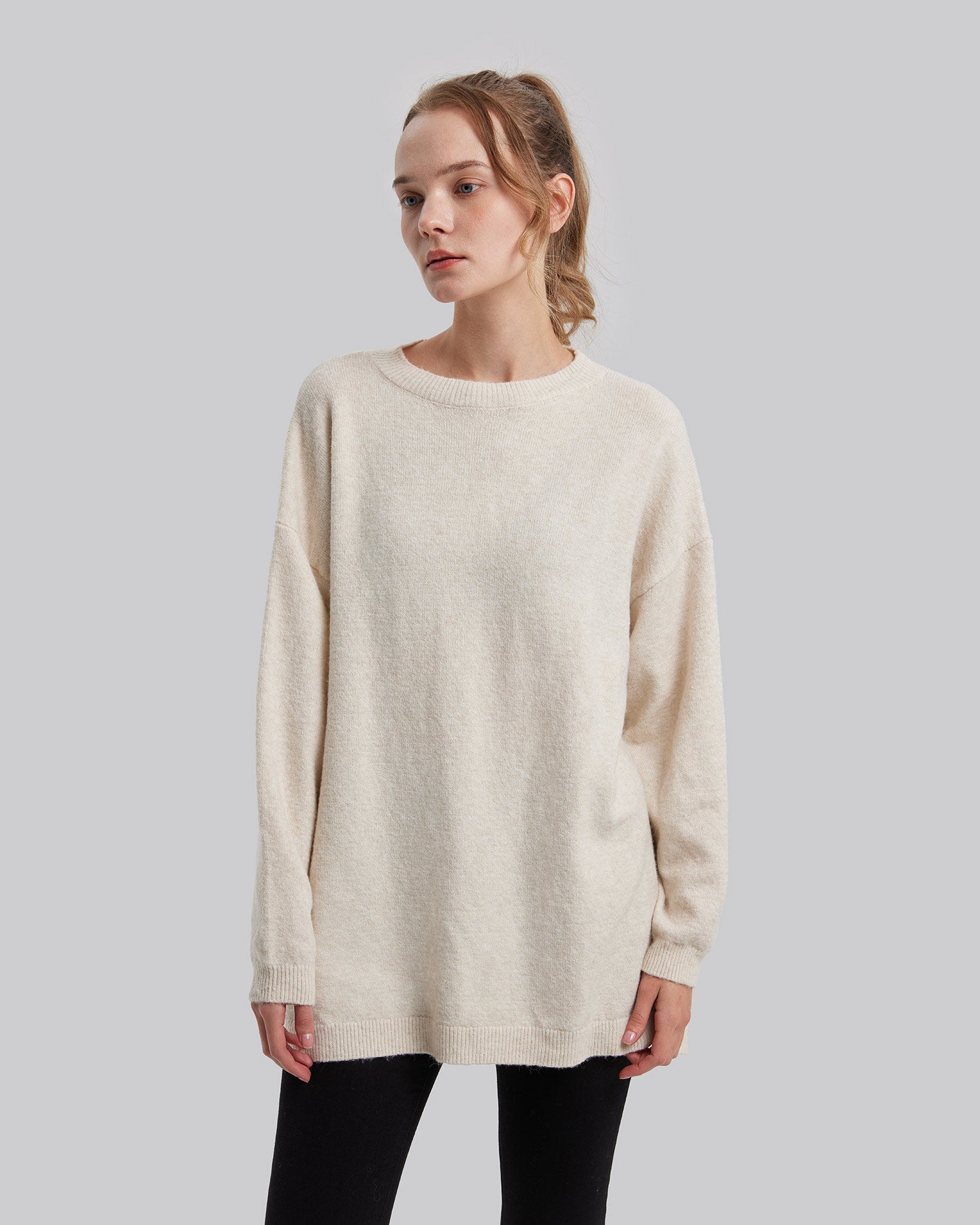 Plain Crewneck Sweater image 1