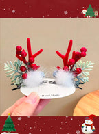 Special Christmas moose headdress - Auburn Red, OS image