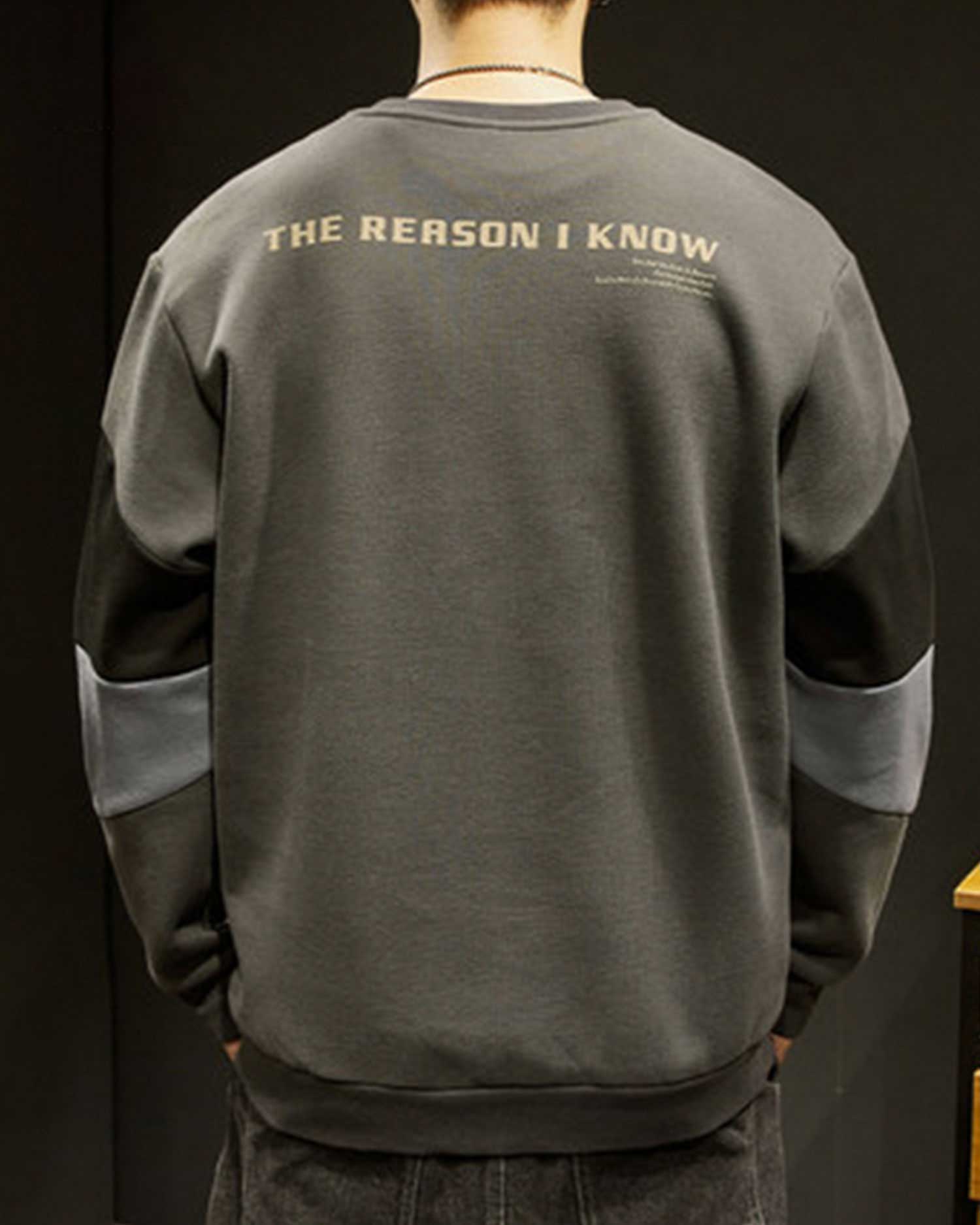 Relaxed Crewneck Cotton Pullover image 1
