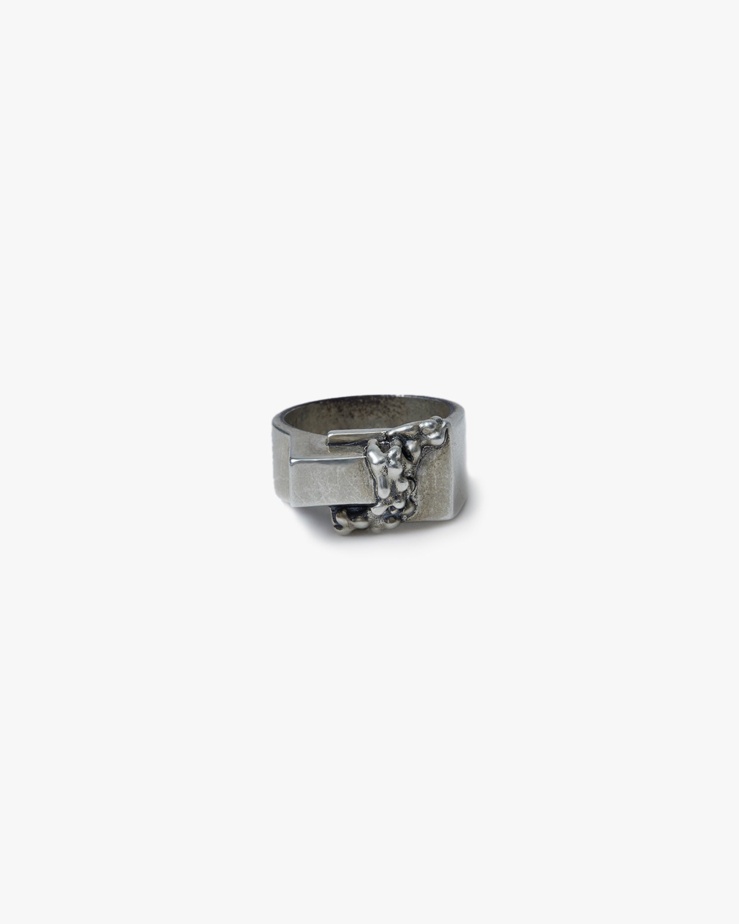 Silver Molten Ring image 3