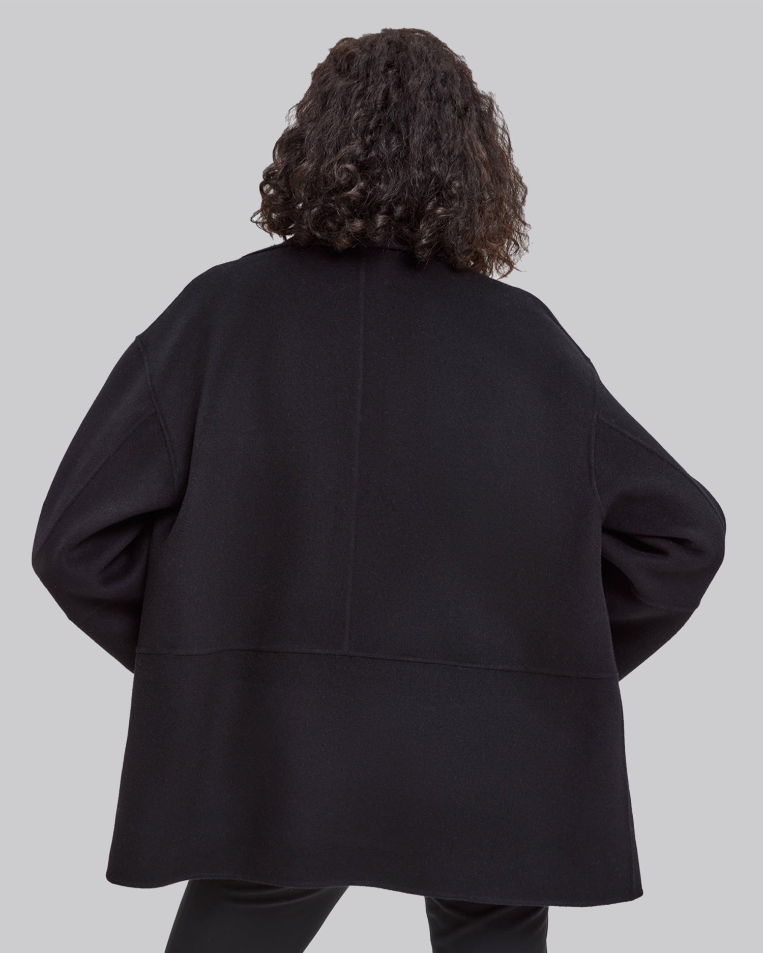 Flare Sleeved Cashmere Coat image 3