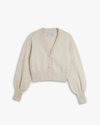 Beige Cropped Cardigan image 0