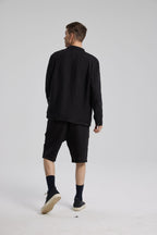 1 × Black Linen Blazer image 2