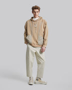 Graphic Patch Hoodie - Khaki, M image