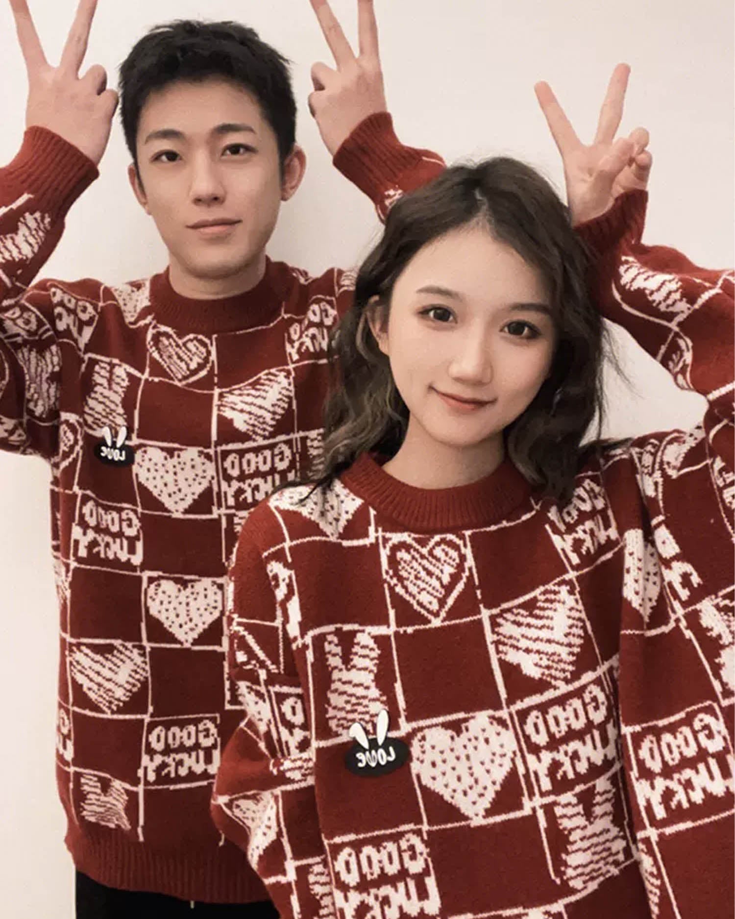 Heart Detail Crew Jumper image 1