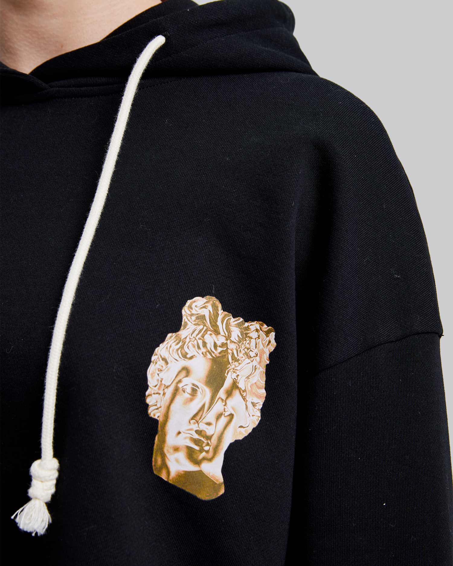 Cropped Hoodie with Graphics image 5