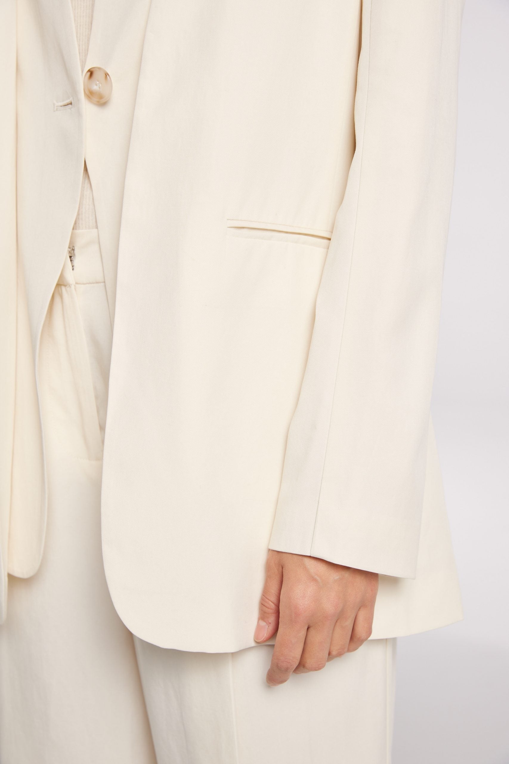 1 × Linen Layered Blazer image 4