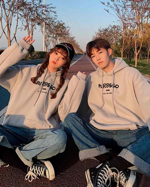 Basic Kangaroo Pocket Drawstring Hoodie image 0