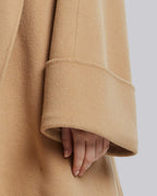 Wide Sleeves Cashmere Wrap Coat image 5