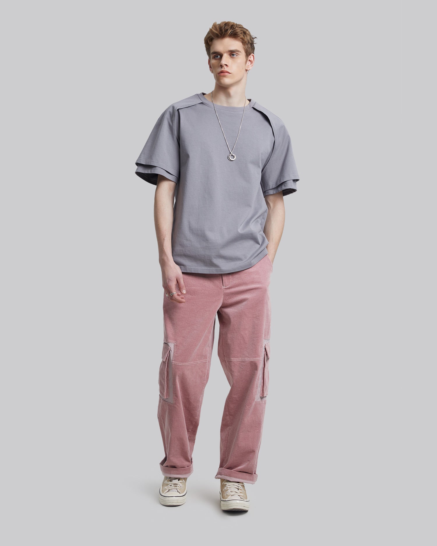 Faux Double-Layered T-Shirt image 1