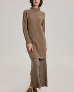 Pure Cashmere Tunic Set - Toast, M image