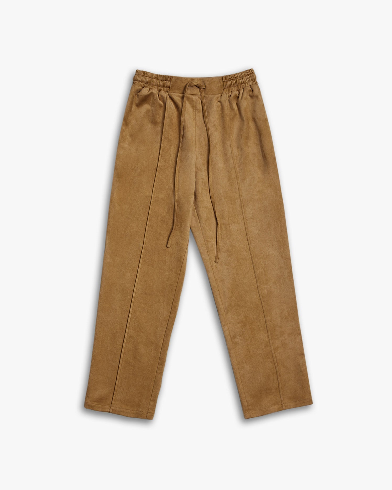Straight Leg Suede Pants image 0
