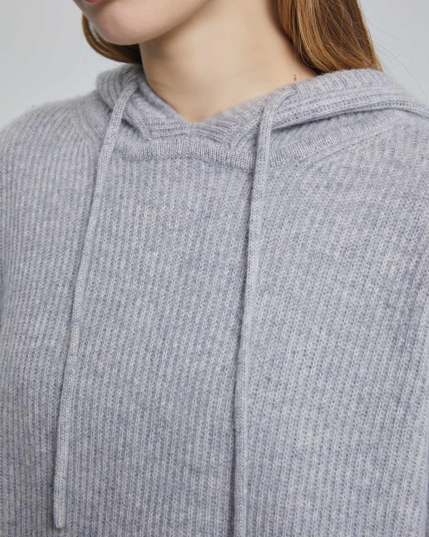 Cashmere Cropped Hoodie image 4