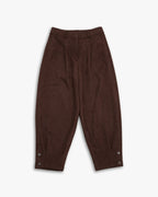 1 × Brown Suede Riding Pants - Brown, S image