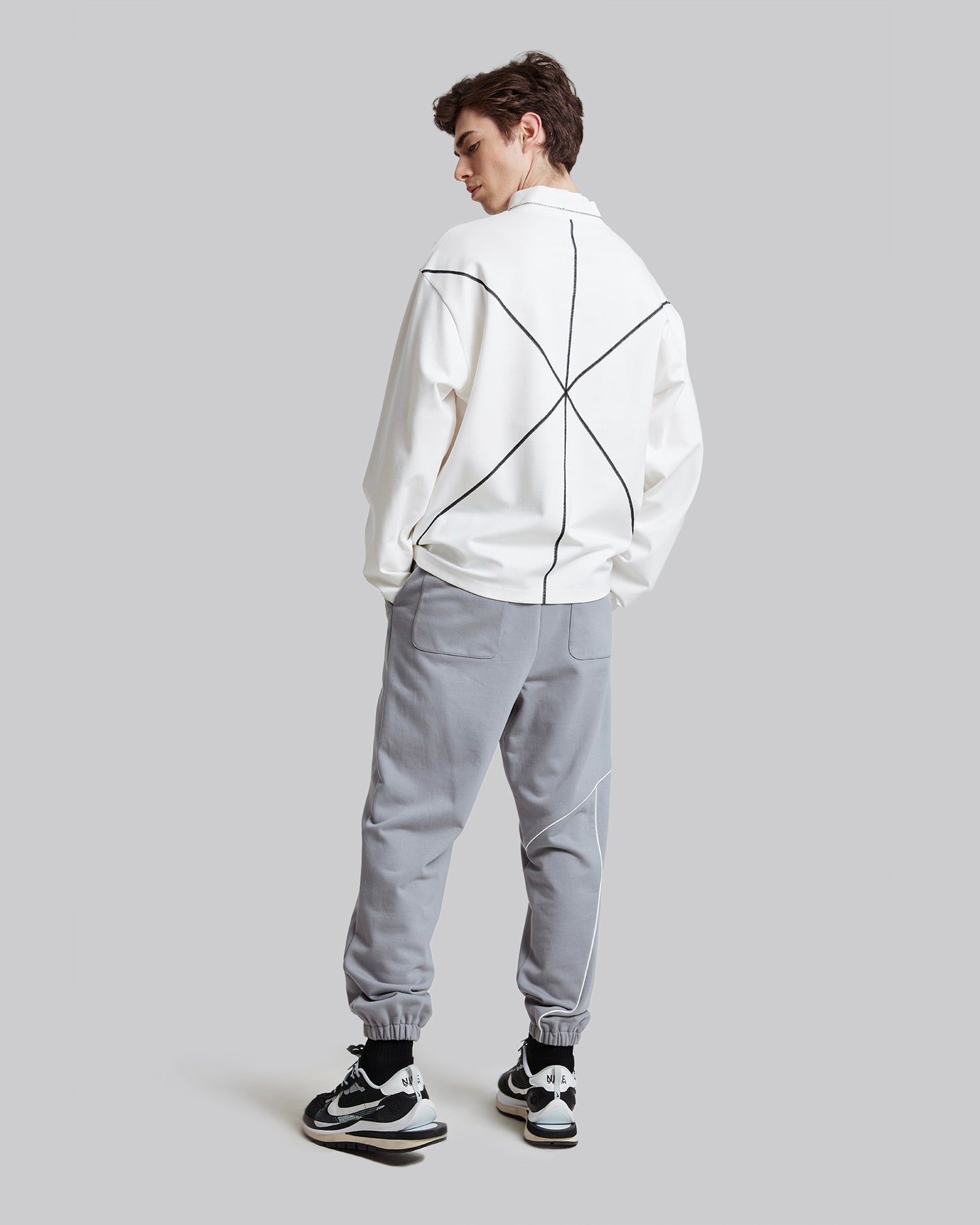 Paneled Turtleneck Tee image 2