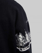 Buttoned Cardigan With Graphics image 1