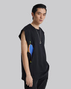 Sleeveless T-Shirt with Graphics image 3