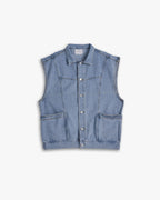 Stylish Cap Sleeve Denim Jacket image 0