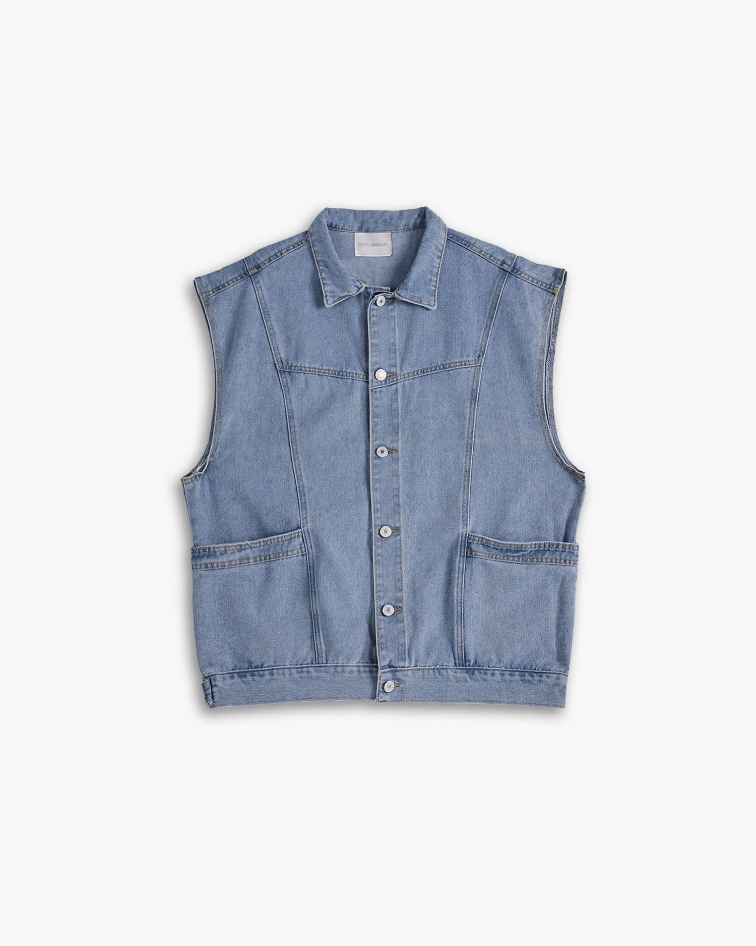 Stylish Cap Sleeve Denim Jacket image 0