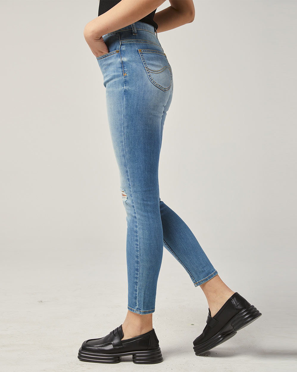 Blue Ripped Jeans image 1