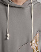 Raw-Edge Patchworks Hoodie image 4
