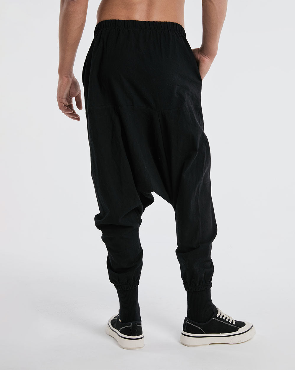 Stylish Cotton-Linen Baggy Pants image 2