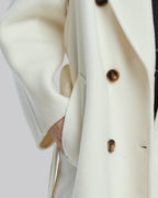 Slim-Fit Long Wool Coat image 5