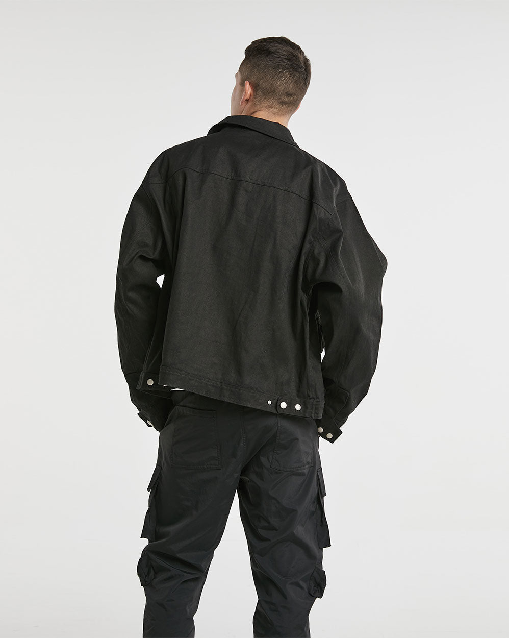Pure Cotton Workwear Jacket With Pockets image 3