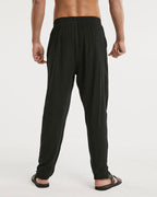 Light Elastic Waist Tapered Pants image 3
