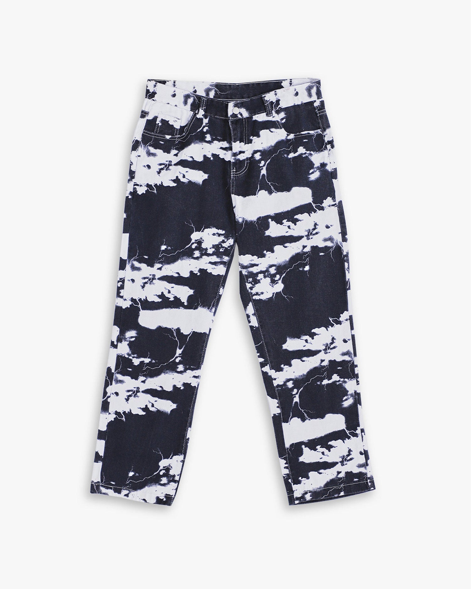 Stylish Dyed Straight Leg Jeans image 0