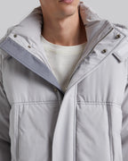 Elbow-Patch Long Down Jacket image 5