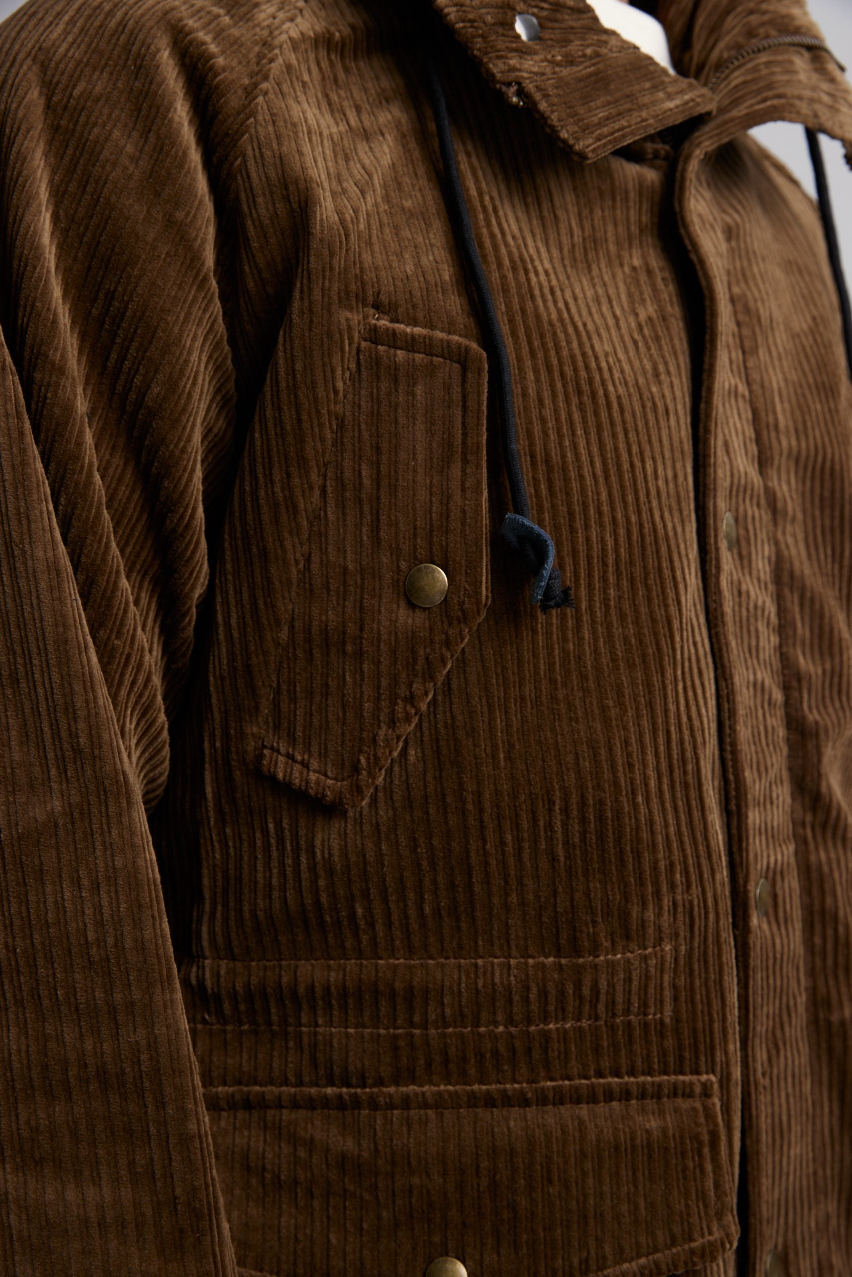 Corduroy Hooded Jacket image 3