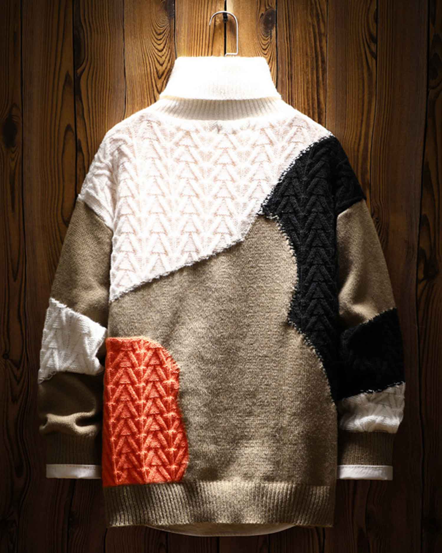 Vintage Patchwork Knit Jumper image 1