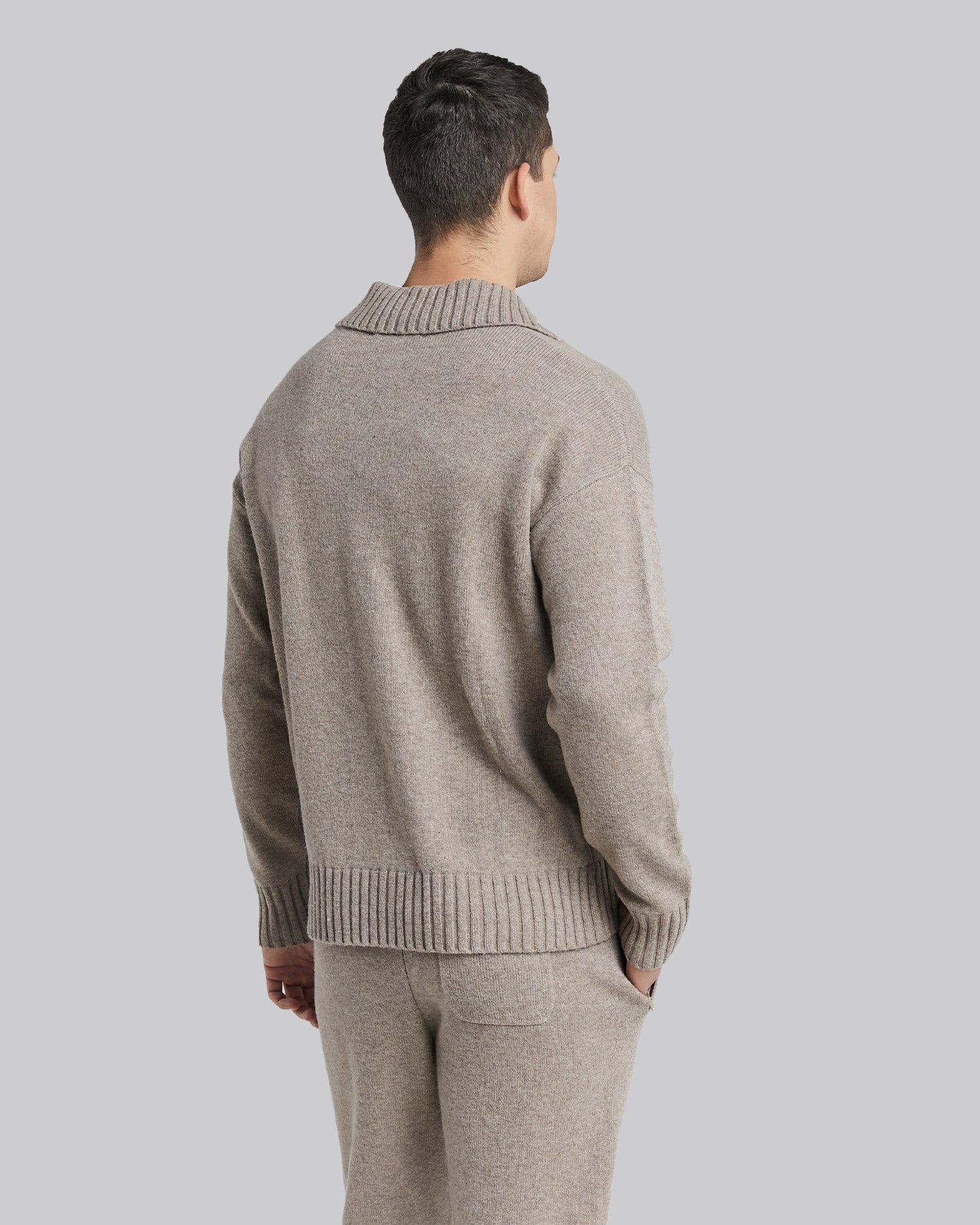 Polo Collar Wool Sweater image 4