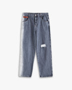 Stylish Bleached Ripped Jeans image 0
