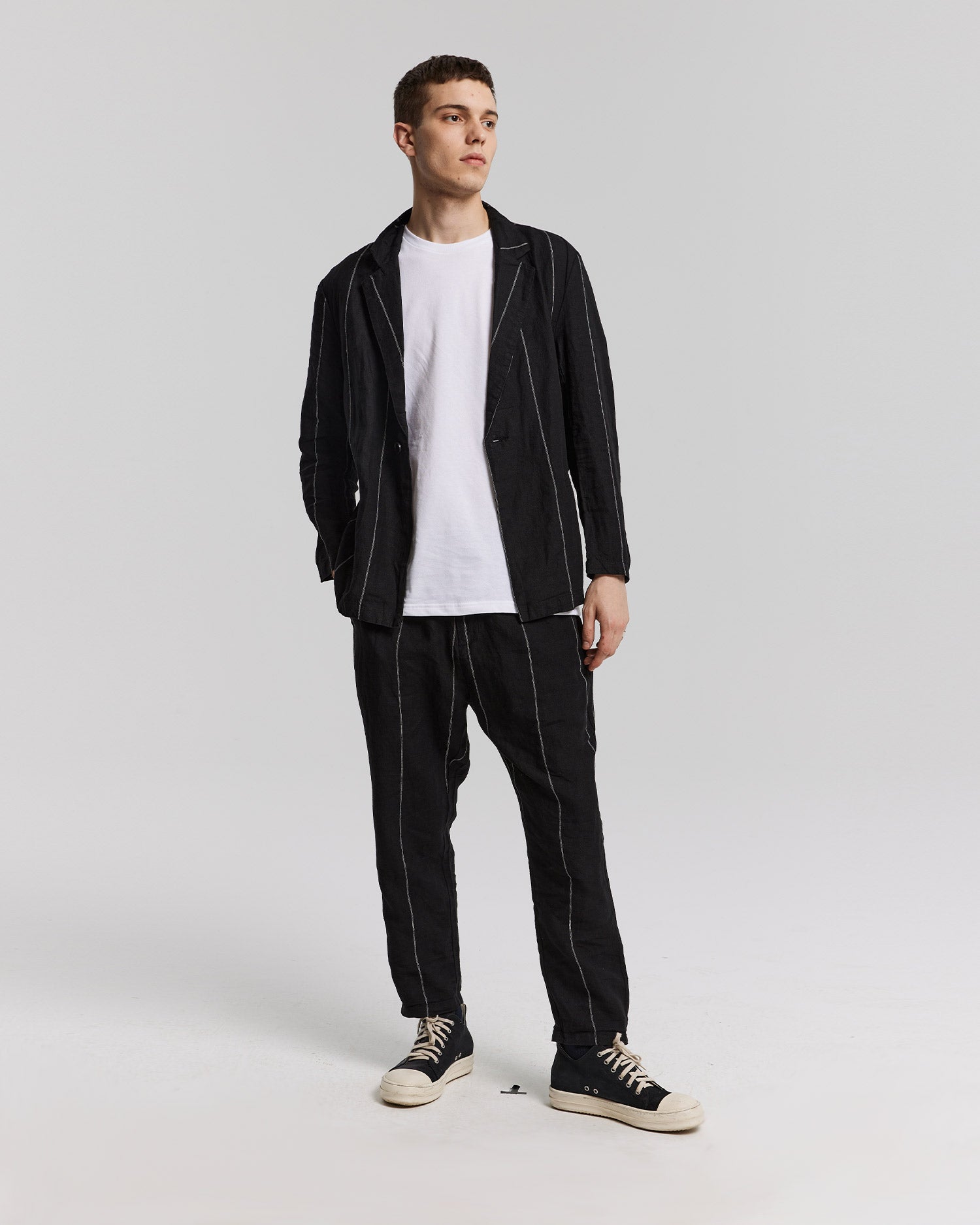 Linen Striped Trousers image 2